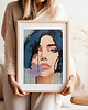 plakaty Plakat Kobieta dziewczyna malarstwo 2