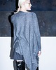 swetry damskie  Kaszmirowy szary sweter-tunika MICHA Grey 4