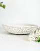 miski i misy Ceramiczna miska M - lniana biel 2