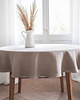 obrusy i serwetki Obrus okrągły heavy linen NATURAL 3