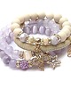 bransoletki z kamieni naturalnych Milka and ivory /02-03-22/ - set 2
