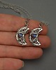 wisiory Wisiorek księżyc niebieski labradoryt wire wrapping 2