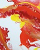 obrazy BLOODSTREAM ręcznie malowana abstrakcja 70x70 cm 1