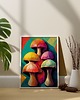 plakaty Plakat Kolorowe Grzyby 1