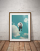 plakaty Plakat Zakochana para - Kolaż Fine Art - Dekoracja Ścienna Do Salonu 1