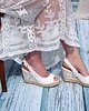 Ślub - inne Espadryle ślubne Boho ivory - wysokość 7,5 cm - 1