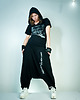 spodnie dresowe damskie Czarne spodnie letnie  unisex KAZE 7