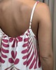 sukienki mini damskie Wiskozowa sukienka na ramiączka Fucsia 3