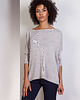 swetry damskie  Sweter oversize, SWE114 szary 1
