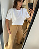 t-shirt damskie T-Shirt Move crop white poduchy 2