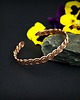 bransoletki wire wrapping Miedziana wyplatana bransoleta mankietowa 5