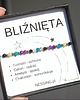 bransoletki złote BLIŹNIĘTA bransoletka zodiakalna 3