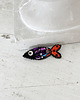 broszki Broszka mini RYBKA 22 ręcznie haftowana przypinka rękodzieło śledzik 2