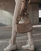 torby na ramię Torebka Skórzana ABI M nude CroCo GOLD 6