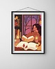 grafiki i ilustracje Plakat Cozy reading 4