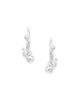 kolczyki srebrne SPHERE semi / silver earrings 5