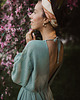 sukienki maxi damskie Maxi Sukienka Boho Soul - Kolor Miętowy 7