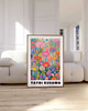 plakaty PLAKAT dekoracyjny , maki Yayoi Kusama, wystawowy, kwiaty 1