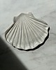 pojemniki na biżuterię Ceramiczna Płaska Muszla Pearl White 6