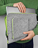 etui na laptopa ETUI NA LAPTOPA filcowe zielony zamek 8