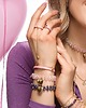 bransoletki skórzane Bransoletka z pierścionkiem ze skóry Pink Love 5