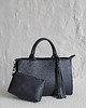 torby na ramię Bag in the city - skórzana torebka kuferek - granat 8