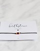 bransoletki na sznurku STYCZEŃ - JANUARY Birthstone Bracelet 1