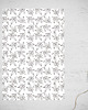akcesoria różne papier do pakowania - boho liść 228w 2