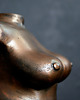 figurki i rzeźby Duża kobieta w metalicznym złocie królewskim, 14 cm, rzeźba z gipsu 6