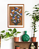 grafiki i ilustracje Niebieskie tulipany, plakat botaniczny, kwiaty 3