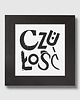 grafiki i ilustracje Czułość grafika typograficzna w drewnianej ramce 2