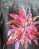 kurtki damskie Kurtka jeansowa z aplikacją Flower 3