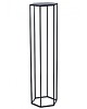 kwietniki Kwietnik Metalowy Osłonka Metalowa Ośmiokątna Black 100 cm 1