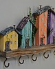 wieszaki Drewniany wieszak na klucze 1