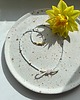 chokery Choker z jadeitem kokardka 1