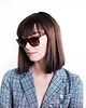 okulary damskie okulary przeciwsłoneczne filtr UV 400 brązowe 1