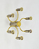 plafony Lampa Leola, lata 70 1
