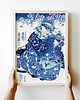 plakaty Plakat Gejsza blue 5