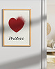 plakaty Plakat miłość, serce, do salonu, sypialni, abstrakcyjny, nowoczesny. 2