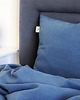 pościel Pościel lniana premium 200 x 200 + 2 poszewki 50 x 60 zgaszony niebieski 1