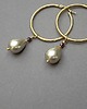 kolczyki pozłacane Kolczyki pozłacane Pearls /beige/ perły vol. 4 4