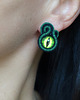 kolczyki soutache Smocze oczy- kolczyki soutache 1