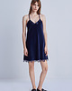 sukienki midi damskie Sukienka SLIP DRESS aksamit i koronka 2