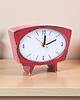 zegary Cichy zegar drewnianystojący - Czerwony 1