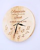 zegary Drewniany personalizowany zegar Numbers eko 4