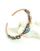 bransoletki wire wrapping Ozdobna bransoleta mankietowa z apatytem 7