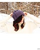 czapki damskie Szara czapka handmade beanie  z wełną 1