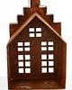 dekoracje świąteczne Dekoracja - domek metalowy rdzawy 15x10x7,5 cm RUGGINE small 2