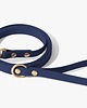 smycze i obroże dla psów i kotów Smycz miejska premium mosiądz - navy blue 4