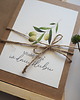 kartki scrapbooking Kartka na ślub rustykalna Oliwka 2